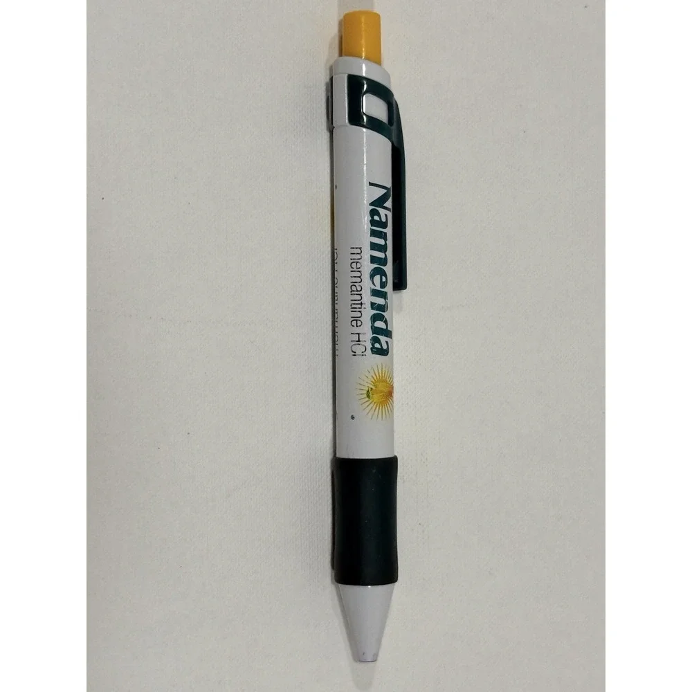 Namenda Memantine HCl Drug Rep Promotional Pen Pharmaceutical Ad Black Ink
